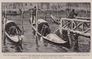 Venice in Winter, a Scene on the Grand Canal